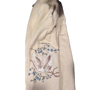 YOUNGLA embroidered sweats